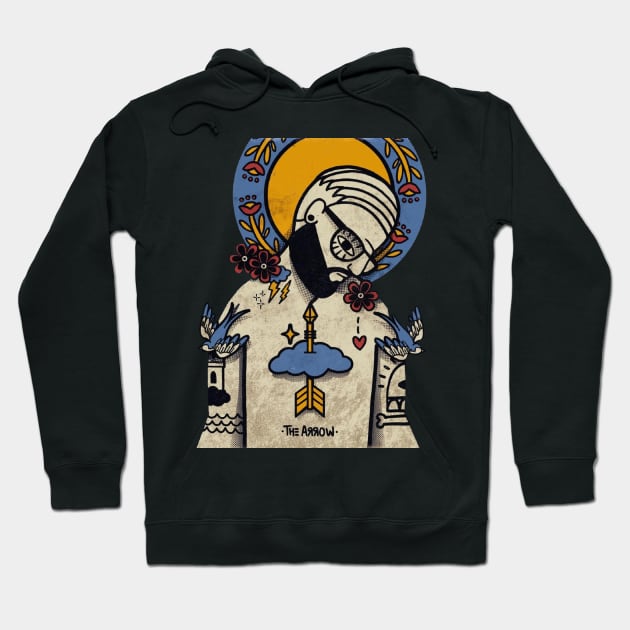 andy mineo - the arrow Hoodie by mansinone3